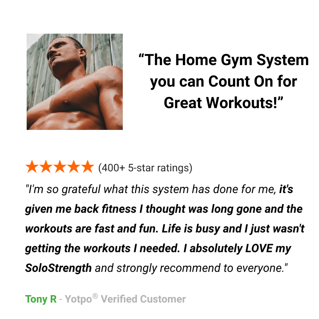 Simple to use exercise equipment including bodyweight training and adjustable at home pull up bar with dip station attachment by SoloStrength