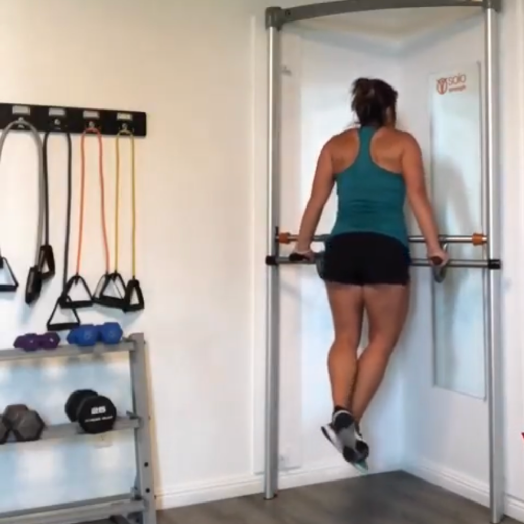 corner gym adjustable pull up bar dip station review home exercise equipment by solostrength