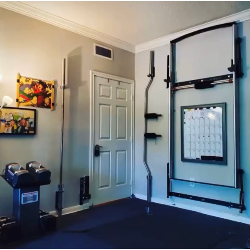 wall gym foldup rack and dip station adjustable pull up exercise bar home exercise equipment by solostrength