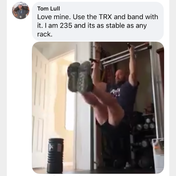 customer review big man on doorway gym home exercise equipment by solostrength