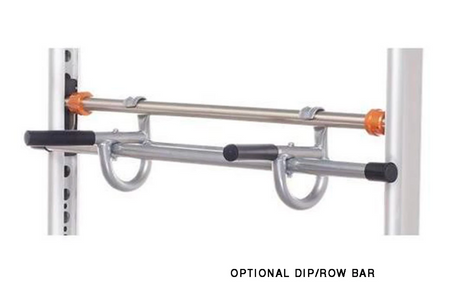 adjustable height pull up and dip bars for bodyweight exercise exclusively for use with solostrength home fitness equipment and training stations