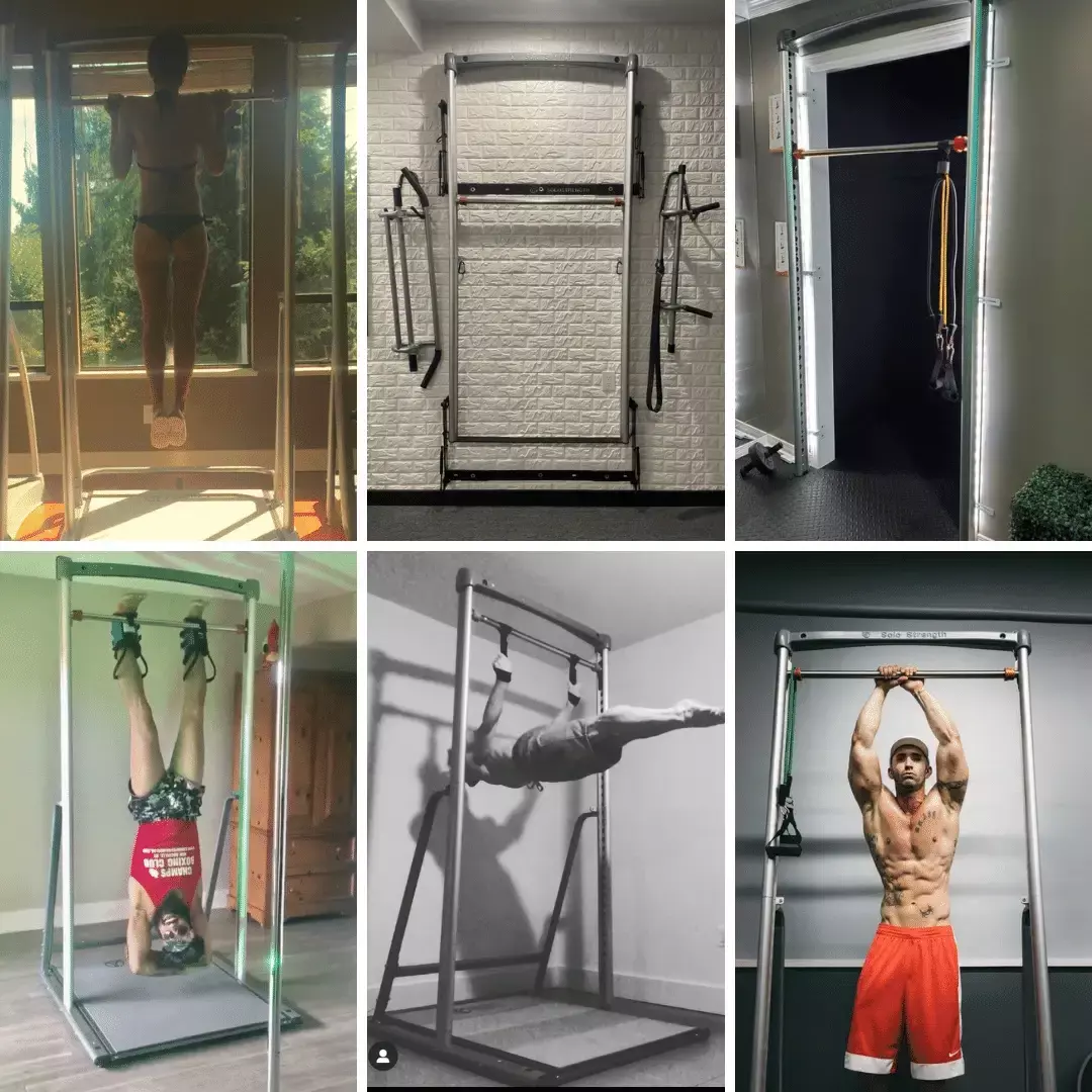Customer SoloStrength home gym installations for bodyweight exercise equipment 2