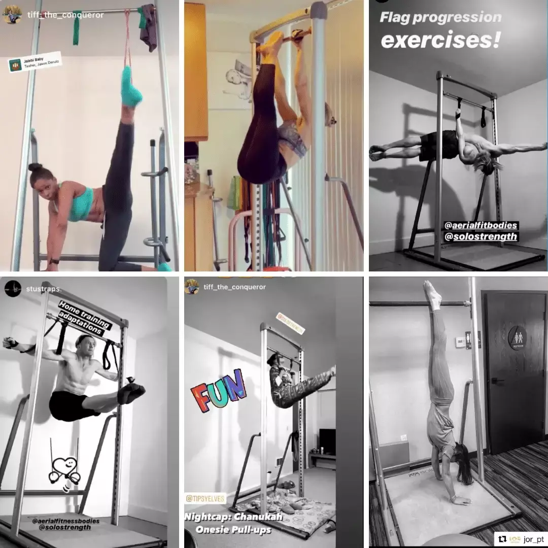 Customer SoloStrength home gym installations for bodyweight exercise equipment 4