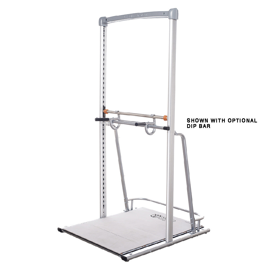 Adjustable Height Free Standing Pull Up Bar Dip Station - Solo Strength Ultimate Freestanding Gym - SoloStrength Ultimate Bodyweight Exercise Home Gym Training Station "Solo Strength" Power Tower Stand