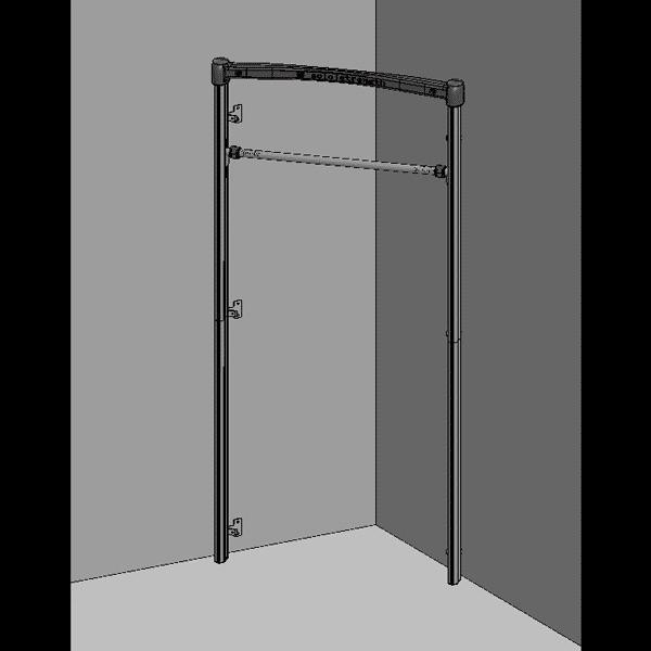 Corner Mount Brackets for Ultimate Corner Gym Pull Up Bar - SoloStrength