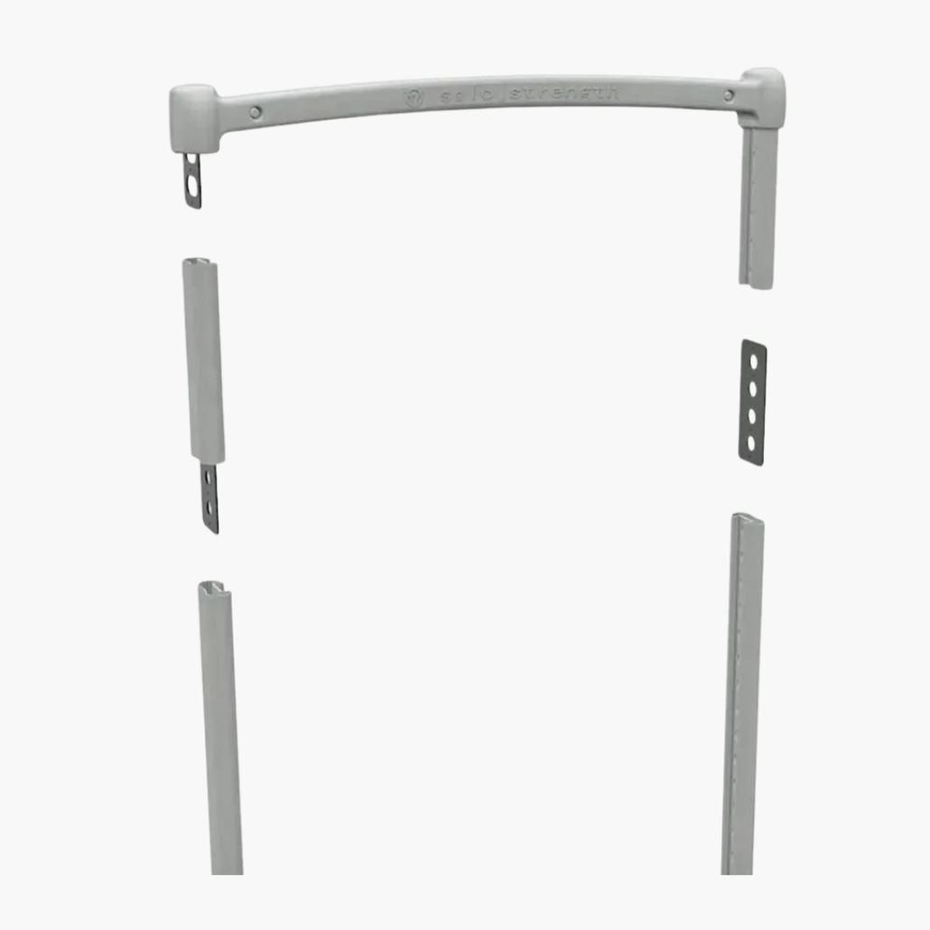 Wall Mounted (fixed) Adjustable Height Push Pull Chin Up Bar Dip Station Functional Training Strength Exercise Home Gym Equipment