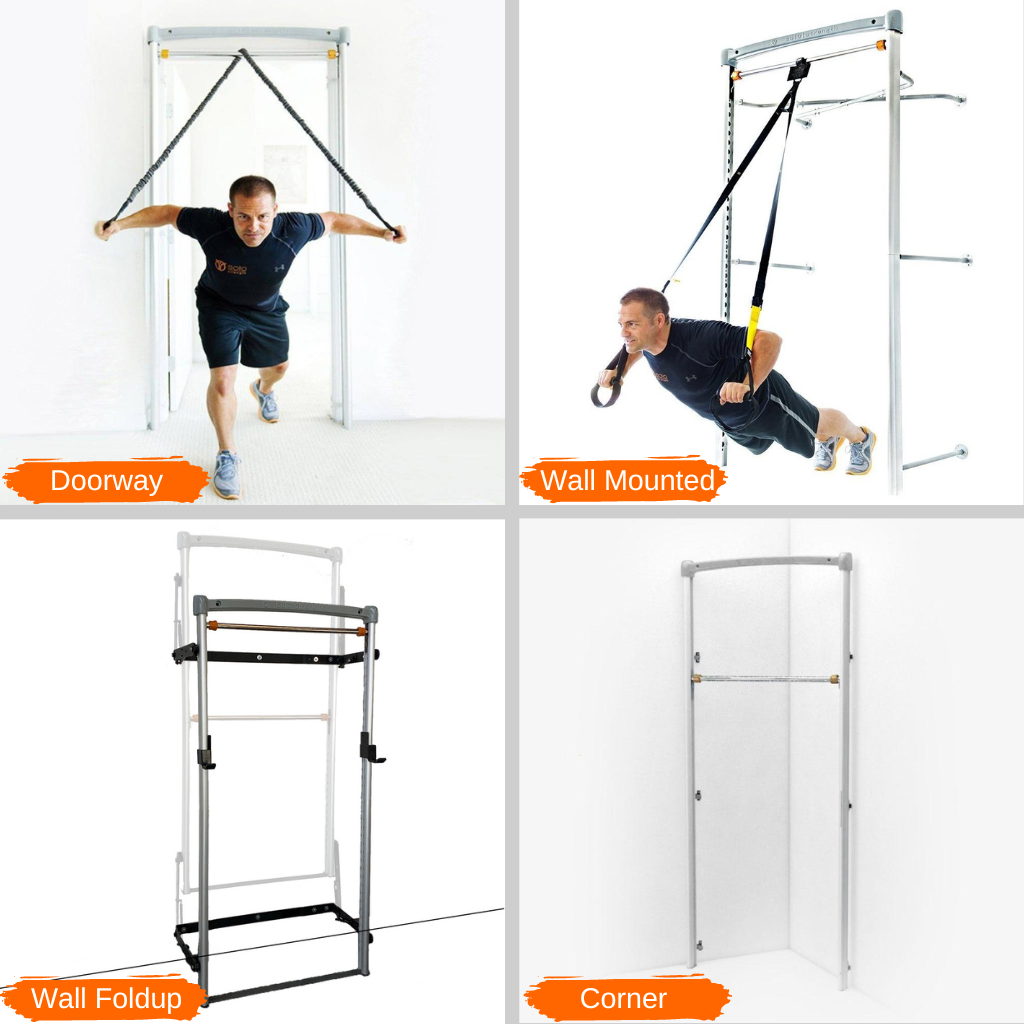 adjustable height pull up bar for doorway wall mounted foldup or corner home gym with dip bar