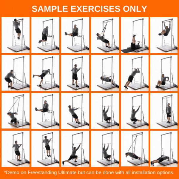 Bodyweight and calisthenics exercises program for solostrength home gym equipment bodyweight training station adjustable height pull up bar dip station and suspension trainers