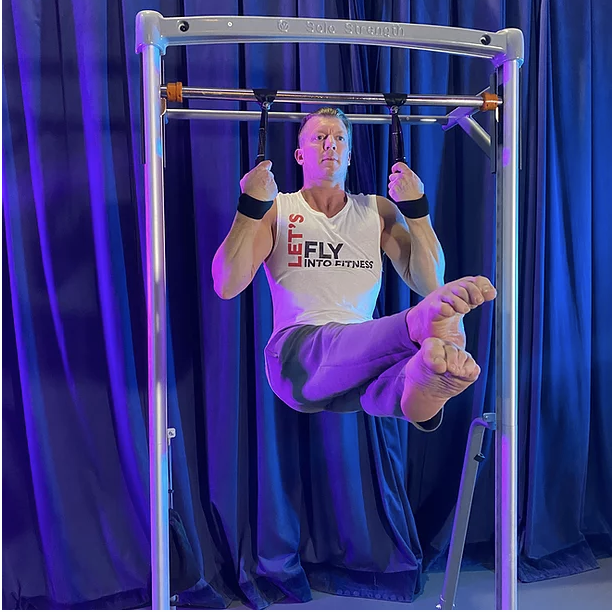 AFB using straps for aerial training on SoloStrength