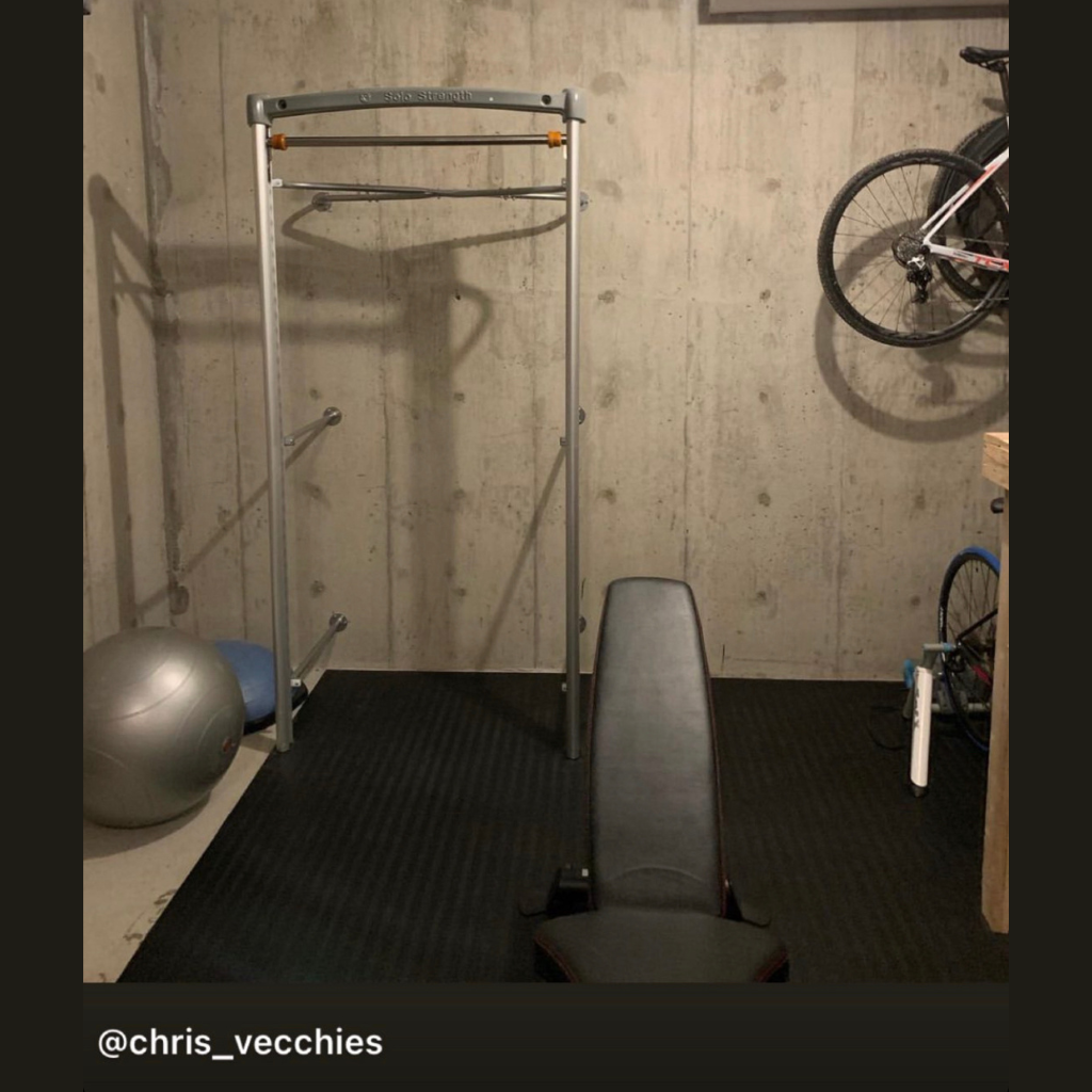 clean wall mounted home gym with adjustable height pull up bar functional training station home exercise equipment by solostrength