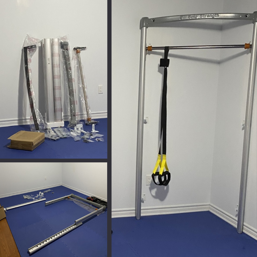 customer review corner gym home exercise equipment by solostrength